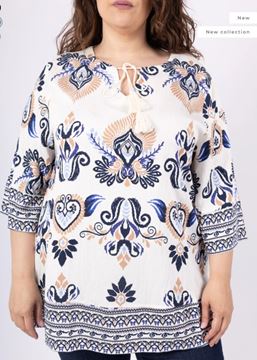 Immagine di CURVY GIRL TUNIC WITH FLARED SLEEVE